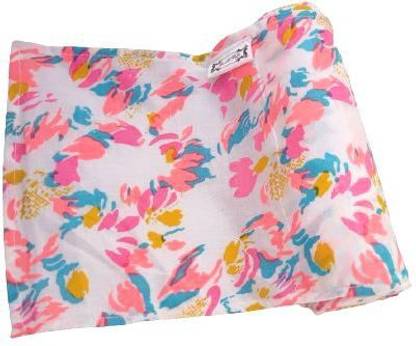 BUMBLEBELLS Bengkung Belly Binding Cloth_ 17 mts long 7 inch width _White Base design_Cambric cotton fabric