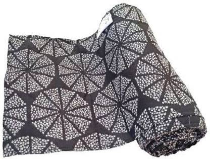 BUMBLEBELLS Bengkung Belly Binding Cloth_ 17 mts long 8 inch width _Black Base design_Cambric cotton fabric