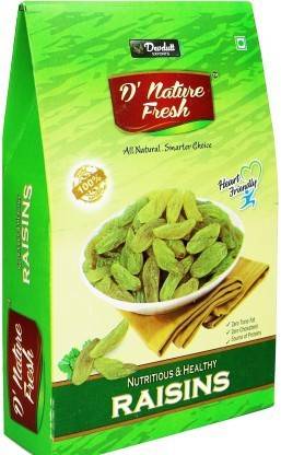 D NATURE FRESH New Trending Green Raisins 500gm (Box) Raisins (500 g) Raisins