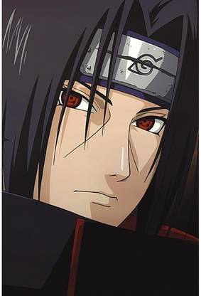 Itachi uchiha sharingan wall poster REDCLOUD Paper Print
