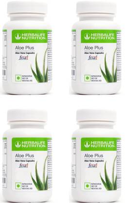 Herbalife Nutrition a;o plus -aloe vera capsules -4 set combo Plant-Based Protein