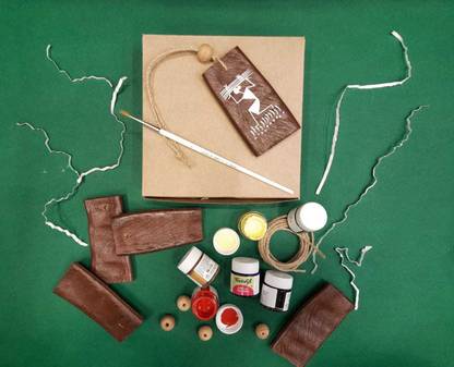 Nirmitee Goldmohur Pod Dangler DIY Kit: (Code: DIY-G21 008)
