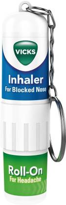 VICKS roll on inhaler 2 in 1 relief for headache and blocked nose Balm
