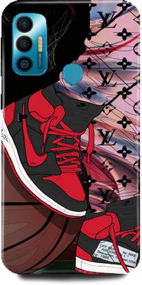Entio Back Cover for Tecno Spark 7-KF6-NIKE, NIKE LOGO, NIKE SHOES, JUST DO IT PRINTED BACK COVER