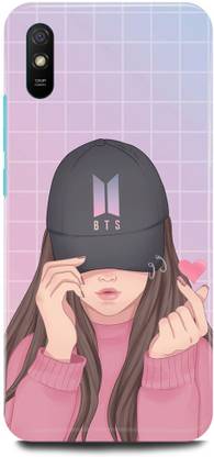 Ignite Back Cover for Redmi 9A Sport, BTS ARMY GIRL CUTE GIRL