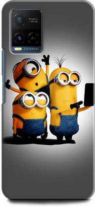 WallCraft Back Cover for Vivo Y21A, V211 MINIONS, FUNNY MINIONS, COMIC, MOVIE, CARTOON