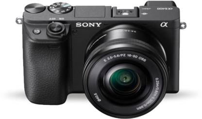 SONY Alpha ILCE-6400L APS-C Mirrorless Camera with 16-50 mm Power Zoom Lens Featuring Eye AF and 4K movie recording  (Black) at Rs. 79989