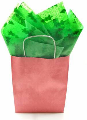 Akatva Crafts Christmas dark green wrapping paper Paper Gift Wrapper