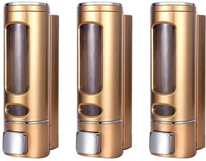 ASTTONUS Package Includes : 3 Set of Soap Dispenser, Screws with Anchor. 350 ml Gel, Liquid, Sanitizer Stand, Soap Dispenser