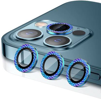 ELEF Back Camera Lens Ring Guard Protector for Apple iPhone 11 Pro Max Ultra Thin HD Clear Anti-Scratch/Dust Set of 3 Camera Metal Ring (Not Flexible)
