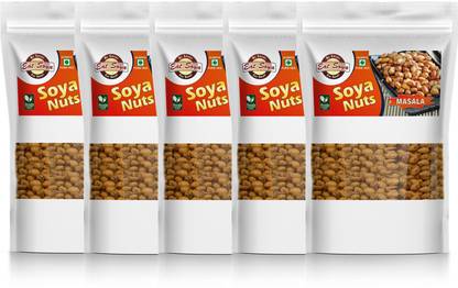Eat Soya Soya Nuts Masala 200gm (Pack of 5) Veg Nuggets