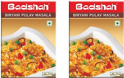 BADSHAH Biryani Pulav Masala Powder | Pulao Masala Powder Spice | For Healthy Delicious & Flavourful Cooking | Hygienically Packed