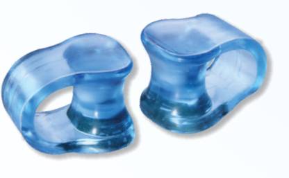 KUMAR & SONS Gel Toe Spreader (with D Ring), Toe Straightner, Overlaping Toes, Unisex, 1 Pair Foot Support