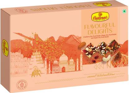 Haldiram's Flavourful Delights (Dry Fruits Burfee) Box