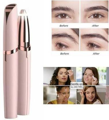 VILEZA Eyebrow Trimmer Pen, Face, Nose, Ear Hair Remover Trimmer Trimmer 120 min  Runtime 0 Length Settings