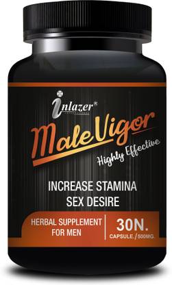inlazer Male Vigor Capsules, 1Sex Power For Stamina Strength Power Performance
