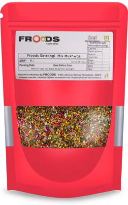 froods Mukhwas, Satrangi Mix Mukhwas [Mouth Freshener, Digestive, After-Meal Snack] Mint, Sweet Mouth Freshener