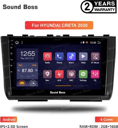 Sound Boss Androidify 3rd Generation 10" Inch Android 9.1(2GB/16GB) For Hyundai CRETA 2020 Android Car Stereo