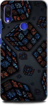 KEYCENT Back Cover for Redmi 7 RUBIKS CUBES, CUBES PUZZLE, GAME, TRIANGLES, TEXTURE
