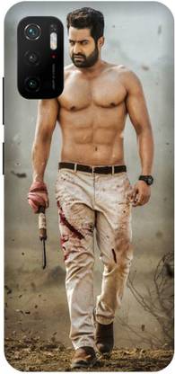 UMPRINT Back Cover for Poco M3 Pro 5G/MZB0952IN Jr Ntr RRR Tollywood Star Printed Back Cover