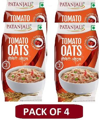 PATANJALI Tomato Oats 200g (Pack of 4 ) Pouch