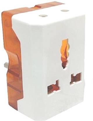 eshopglee International 3 Pin Multiplug with 2 Pin Universal Socket Connector 16 A Three Pin Socket
