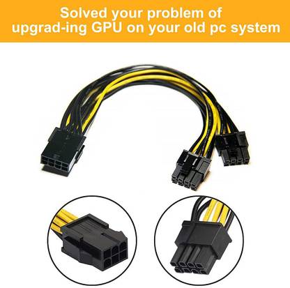 Verilux Graphic Card Connector PC Power Cable GPU Graphics Video Card Wire, 30cm (2 Miscellaneous Electronic Hobby Kit