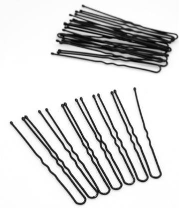 imtion Set Of 50 Pcs (7 cm) Curved U Shape For Bun juda Bobby Hairpin Hair Pin