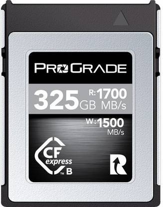 ProGrade Digital PGCFX325GCPNA Cfexpress 2.0 Type B 325 GB Type B Class 10 1700 MB/s  Memory Card Compatible with Camera