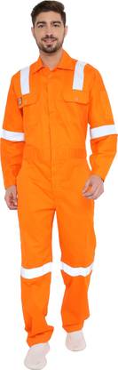 Associated Uniforms ORANGE 100% COTTON FIRE RETARDANT BOILER SUIT L Paint Coverall