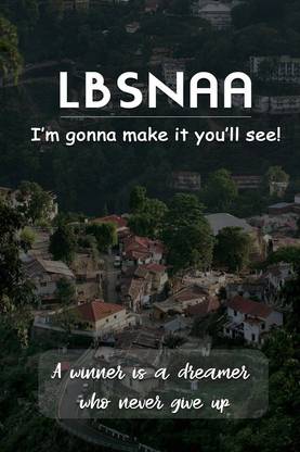 LBSNAA trending poster REDCLOUD Paper Print