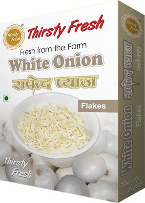 Thirsty Fresh White Onion Flakes - Dehydrated