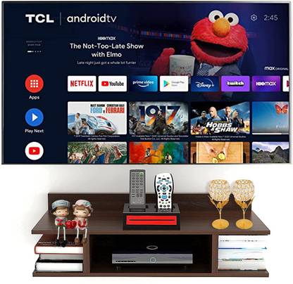 ANB Enterprises Wall T.V set up box stand & Wall T.V entertainment unit set up box stand MDF wall hanging , mounted , floating wall decorative Wall wifi stand tv set up box stand wall decor MDF (Medium Density Fiber) Wall Shelf