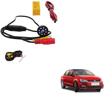 AuTO ADDiCT Reverse Parking Camera Car Rear View(Waterproof,LED,Night Vision) for Volkswagen Vento Reverse Assist Camera System