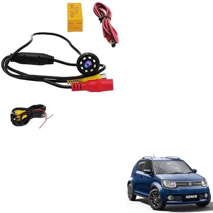 AuTO ADDiCT Reverse Parking Camera Car Rear View(Waterproof,LED,Night Vision) for Maruti Suzuki Ignis Reverse Assist Camera System
