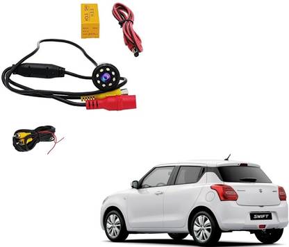 AuTO ADDiCT Reverse Parking Camera Car Rear View(Waterproof,LED,Night Vision) for Maruti Suzuki New Swift (2018-Present) Reverse Assist Camera System
