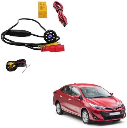 AuTO ADDiCT Reverse Parking Camera Car Rear View(Waterproof,LED,Night Vision) for Toyota Yaris Reverse Assist Camera System