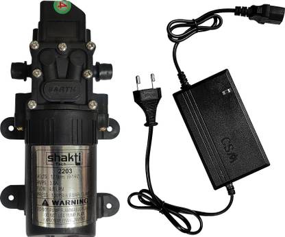 Shakti Tech Agriculture Battery Sprayer Motor Pump 12V DC Diaphragm High Performance Water Pump 100 PSI And Heavy 1.7 AMP Charger Diaphragm Water Pump