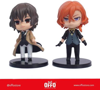 OFFO Bungou Stray Dogs Action Figures [9 cm] For Home Decors, Office Desk and Study Table