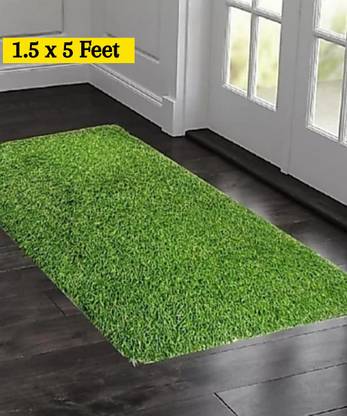 NPN Pack of 1 Artificial Grass Carpet Size:1.5 x5 Feet or(18"x60" Inches) Artificial Turf Sheet