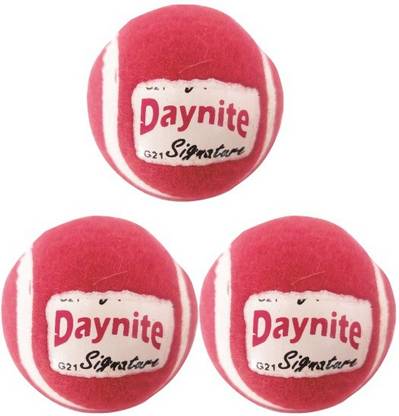 APF Daynite Cricket Ball pack of 3 Cricket Rubber Ball