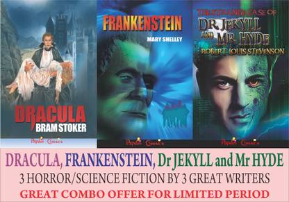 Dracula, Frankenstein, Dr Jekyll and Mr Hyde (3 books combo at limited period offer)