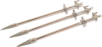 FusionKraft Leech Wilkinson's HSG Cannula, Screw Type, With Lock, With Guard, Set of 3 Intravenous  Cannula