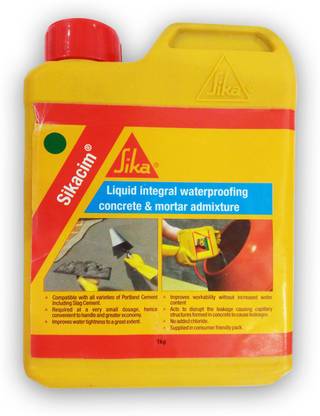 Sika Cim- Liquid Integral Waterproofing Admixture For All Types Crack Filler