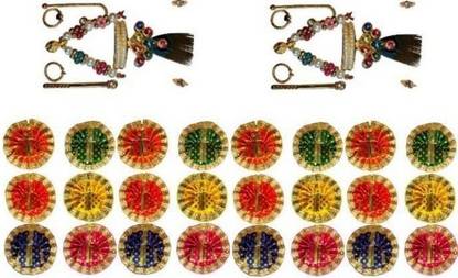 Lootnixx Laddu Gopal 0 number (4inch) 24 Poshak 2 Mukut set Dress