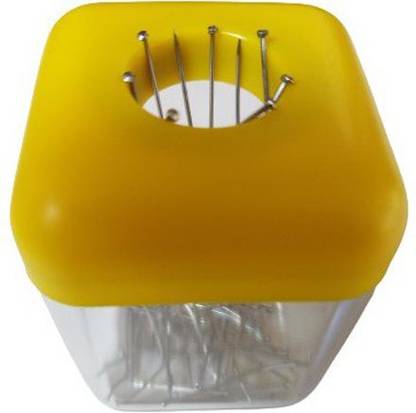 CLAPPERZZ 1 Compartments Plastic Magnetic Pin Clip Dispenser