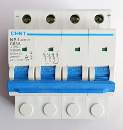 Chint DC MINIATURE CIRCUIT BREAKER 1000V 63A - 01 MCB