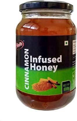 avni's Tasty Healthy Cinnamon Infused Honey | Unprocessed | Unpasteurized | No Preservaties | Regulated Blood Pressure | Pack of 1