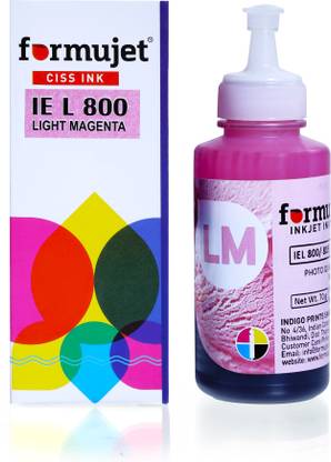 फोर्मुजेट IE L800 ( Light Magenta Color 70 gm) Compatible for ink Tank printer Epson L800, L805, L810, L850, L1800 etc (LM) एक रंग इंक कार्ट्रिज