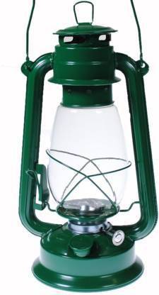 Happy Traders Lalten Green, Clear Metal Hanging Lantern